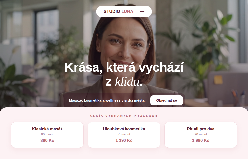 Náhled šablony Krása a zdraví